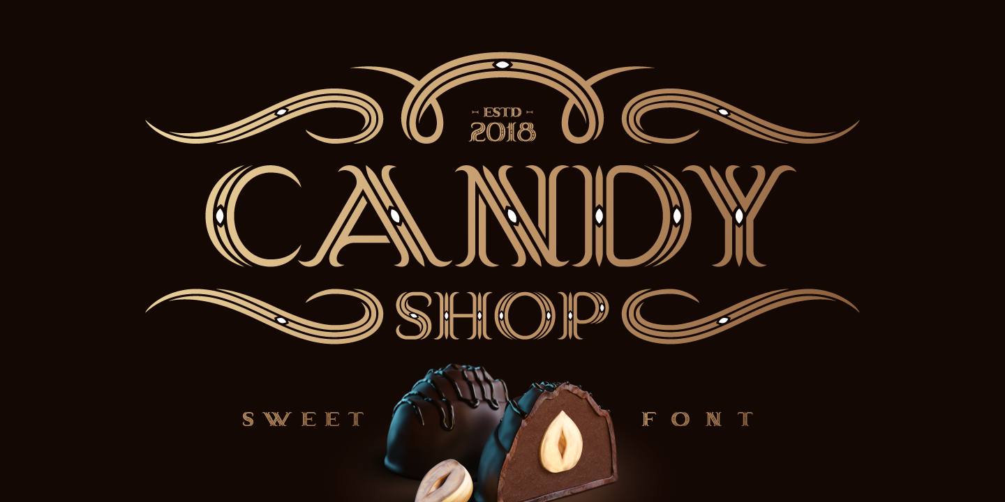 Example font Candy Shop #1